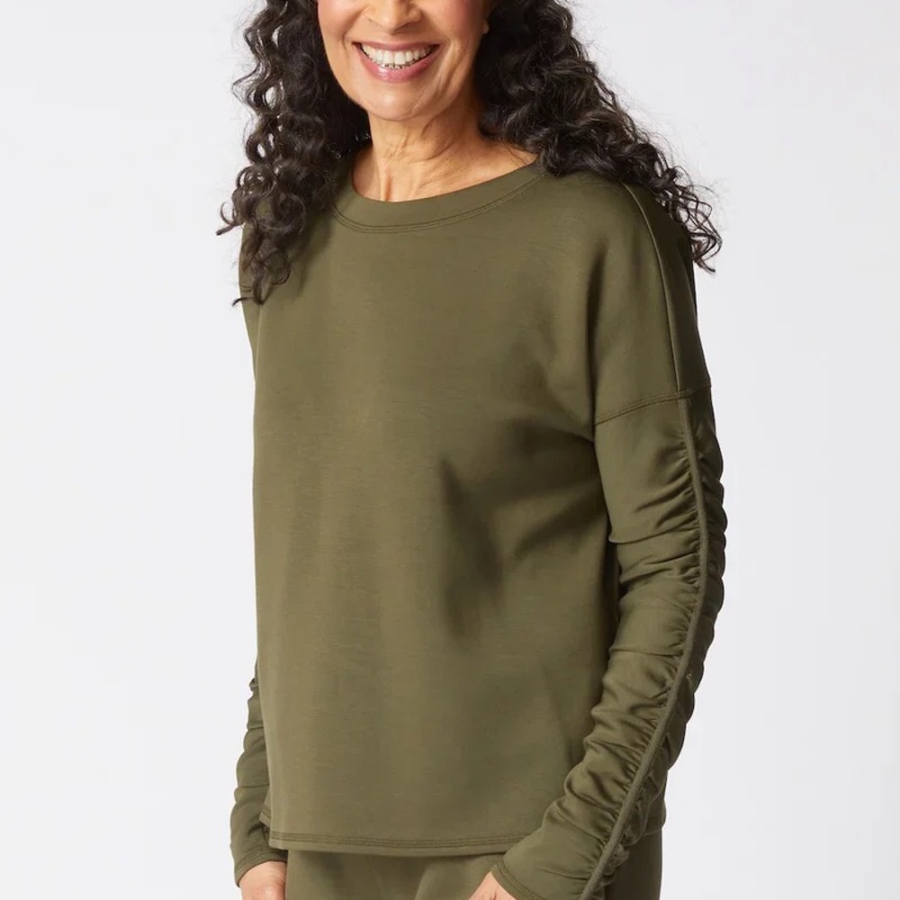 Olive Green Women's Top